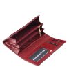 Gregorio GP114 piros fekete lakk bőr pénztárca