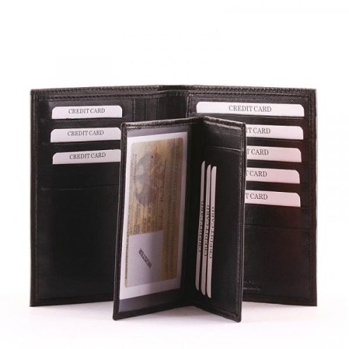 Sylvia Belmonte MGRI4 fekete férfi bőr irattartó