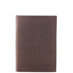 Pénztárca Synchrony  VD 11209 Barna bőr álló