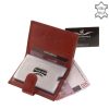 Corvo Bianco CBS808/T piros bőr exkluzív kártyatartó és pénztárca
