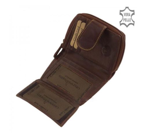 Green  Deed B-3203 barna bőr pénztárca