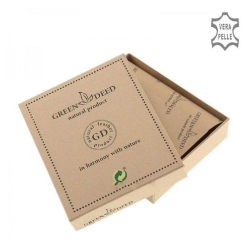 Green  Deed B-3203 barna bőr pénztárca