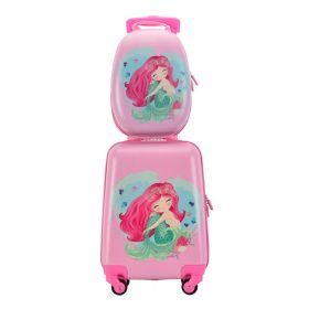 Bontour hableány műanyag gyerek bőrönd szett