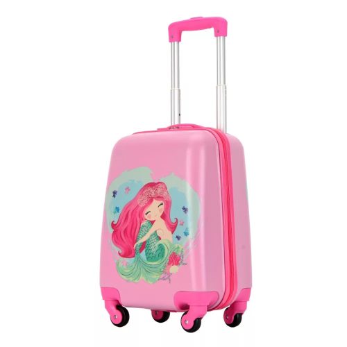 Bontour hableány műanyag gyerek bőrönd szett