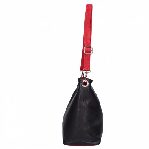 Táska OLASZ BŐR 003 Fekete-Piros