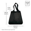 Bevásárló táska REISENTHEL mini maxi shopper Fekete 