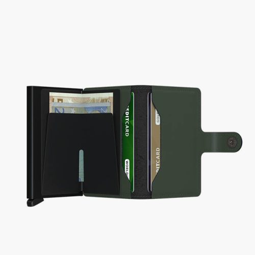 Kártyatartó Secrid Miniwallet Matte Green-Black