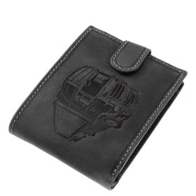 Pénztárca  GREEN DEED KAMR1021/T Fekete bőr kamionos