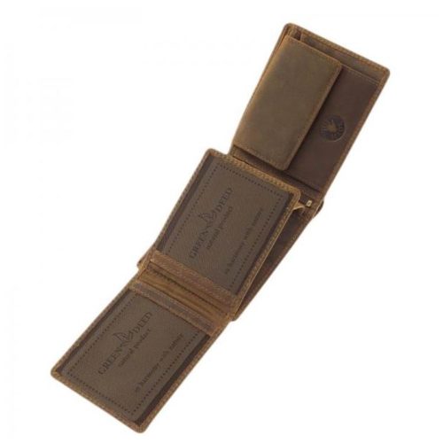 Pénztárca APR1021 Barna bőr ponty