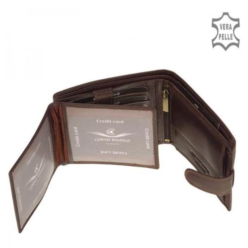 Pénztárca CORVO BIANCO CCS1054 Barna bőr férfi
