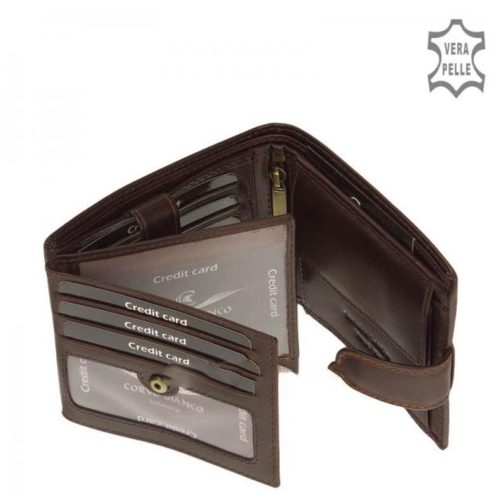 Pénztárca CORVO BIANCO CCS1054 Barna bőr férfi