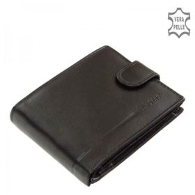 Pénztárca LA SCALA ACA1021/T Fekete bőr férfi