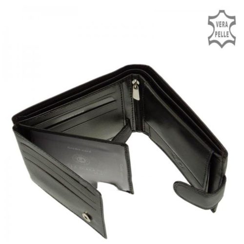 Pénztárca LA SCALA ACA1021/T Fekete bőr férfi