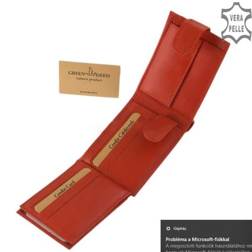 Pénztárca GREEN DEED CVT102/T Piros