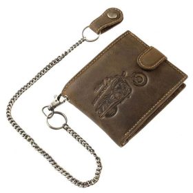 Pénztárca A1MR6002L/T Barna bőr férfi motoros