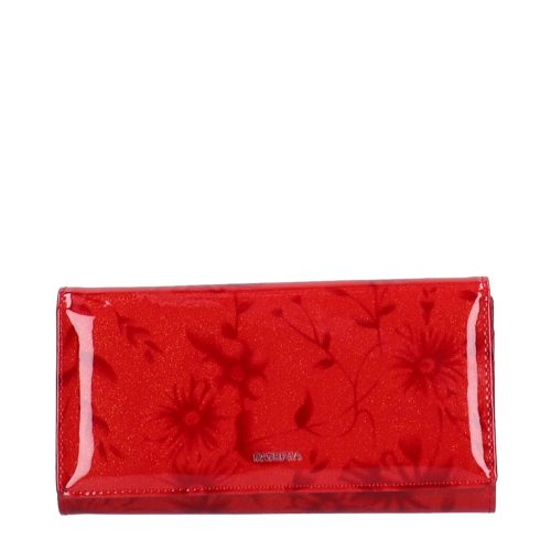 Pénztárca Patricia FL-102 Piros lakk bőr 