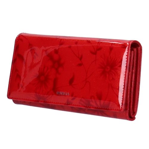 Pénztárca Patricia FL-102 Piros lakk bőr 