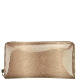 Patrizia FF-119 taupe lakk bőr női pénztárca