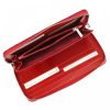 Patrizia FL-119 piros lakk bőr női pénztárca