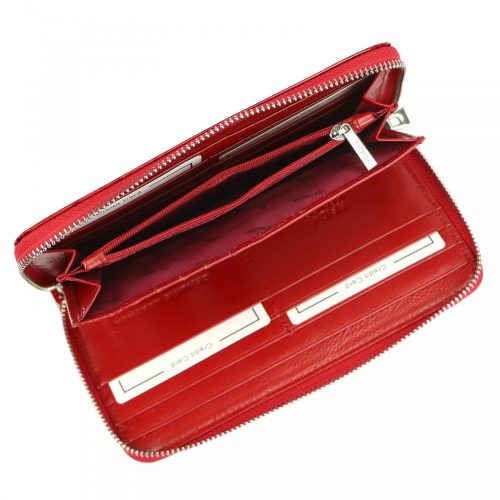 Patrizia FL-119 piros lakk bőr női pénztárca