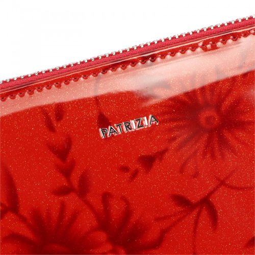 Patrizia FL-119 piros lakk bőr női pénztárca