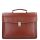 Aktatáska 1724 Bőr 2 rekeszes világos barna kicsi