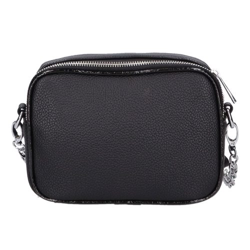 Karen 1548 bis fekete rostbőr női oldaltáska