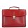 Aktatáska 1724 Bőr 2 rekeszes Piros kicsi