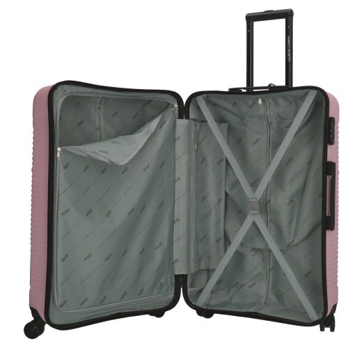 Bőrönd ENRICO BENETTI Louisville 39040-70 L Pink 4 kerekű