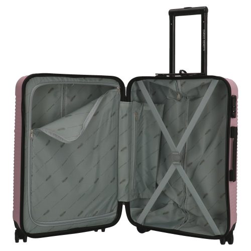 Bőrönd ENRICO BENETTI 39040-60 Louisville Pink M 4 kerekű