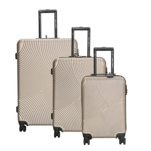 Bőrönd ENRICO BENETTI 39040 Louisville Szett Champagne 4 kerekű