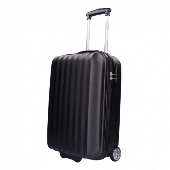 Kabinbőrönd Kroko Mander kr-1002-1S fekete