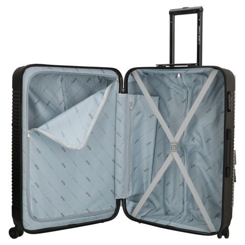 Bőrönd ENRICO BENETTI Louisville 39040-70 L black 4 kerekű