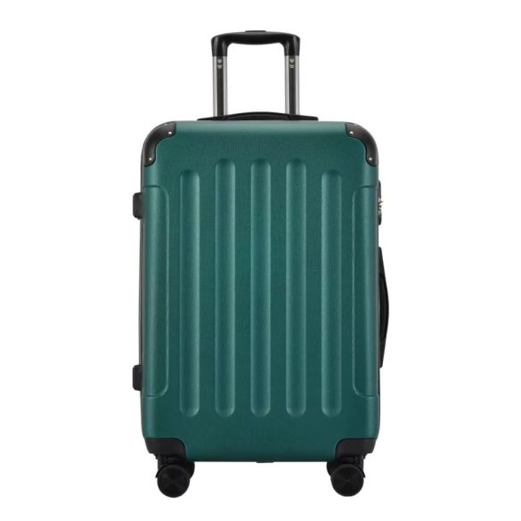 Bontour Vertical 4w M zöld közepes méretű bőrönd