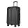 Bontour Vertical M fekete közepes méretű bőrönd