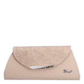 Karen D 456 bézs virág rostbőr táska