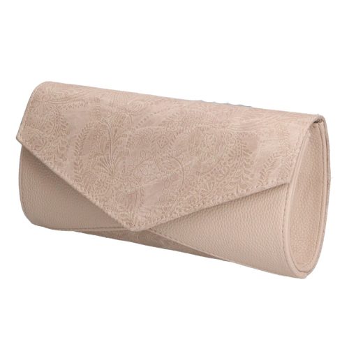 Karen D 284 bézs virág rostbőr alkalmi táska