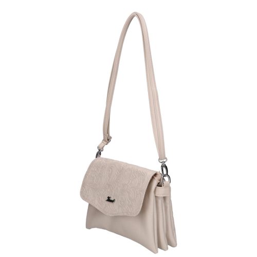 Karen 1126 bis bézs virág táska