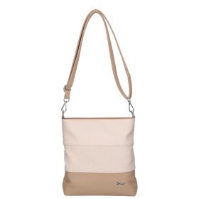 Karen N 099 drapp bézs virág rostbőr táska