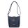 Karen 9437 kék virág mintás rostbőr crossbody táska