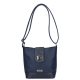 Karen 9437 kék virág mintás rostbőr crossbody táska