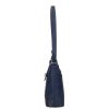 Karen 9437 kék virág mintás rostbőr crossbody táska