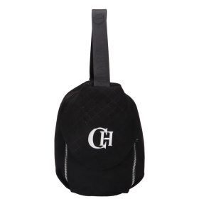 Chiara G 418 fekete velúr steppelt