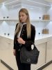Chiara rostbőr táska K 7045 fekete fényes virág