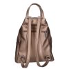 Chiara rostbőr táska K 7031 bronz virág mintás