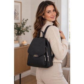 Chiara M 8033 fekete rostbőr táska