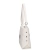 Chiara M 8056 fehér rostbőr táska