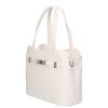 Chiara I 5073 fehér rostbőr táska
