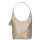 Chiara L 354 bézs arany rostbőr táska
