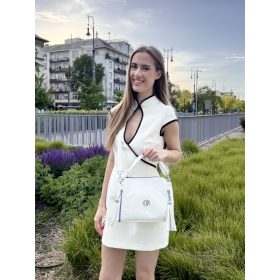 Chiara I 564-DZ fehér rostbőr táska